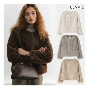센비루이 FAUX 밍크 가디건 퍼 자켓 4color 108510