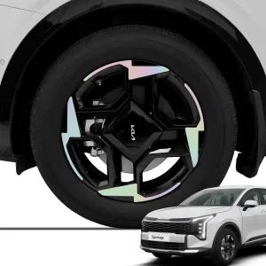 스포티지 NQ5 페이스리프트 휠스티커 18인치자동차 차량용 튜닝 홀로그램 용품 커버