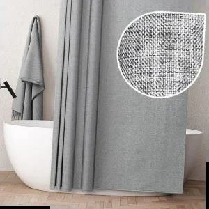 패브릭샤워커튼 화장실 욕실커튼봉 욕조 방수 목욕 커튼봉 곰팡이