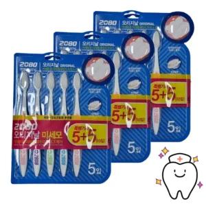 애경산업 2080 오리지날 미세모 칫솔 30개