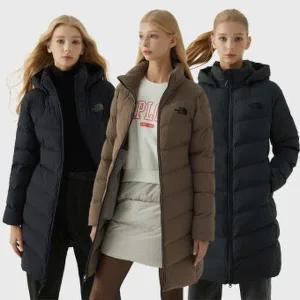 [노스페이스](강남점) 여성 롱패딩 수퍼플렉스 하이브리드 코트 NJ1DQ33