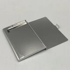 스텐 명함 케이스 슬림 남녀 카드 지갑 휴대용 메탈 홀더 교통카드