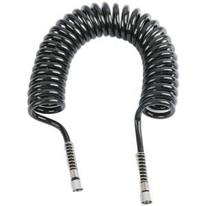 PU 에어 호스 스프링 공압 1/8 인치 나사형 블랙 유연한 페인트 튜브 모델 가구용