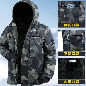 방한복 방수 방풍 복 겨울 작업복 정비복 점프수트 스즈끼 군용 코트 밀리터리 코튼 남성 두꺼운 보냉 자켓
