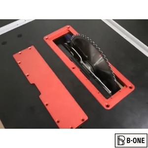 전기 원형 톱 플립 커버 플레이트, 특수 바닥 테이블 조정 가능한 알루미늄 삽입