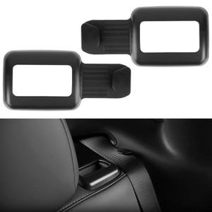 테슬라 호환 모델 호환 Y용 ABS 시트 벨트 고정 브래킷 자동차 인테리어 액세서리 뒷좌석 리미터 보호 커버