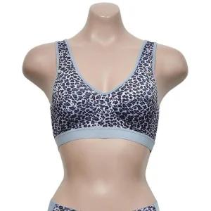 [라일리여성언더웨어] Rly 호피무늬 인견 스포츠 편한 브라팬티세트