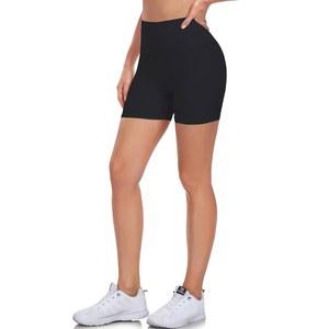 헤이필 여자 바이크 반바지-5인치 소프트 하이웨이스트 운동 댄스 체조 스판덱스 배구 바이커 반바지 6-14세 여아용