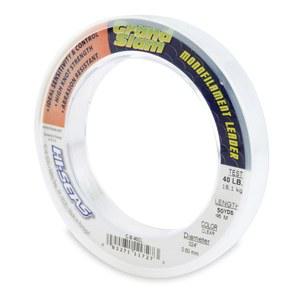 HI-SEAS 그랜드 슬램 모노필라멘트 낚시 리더 - 담수 및 소금물 빅 게임 바텀 낚시, 트롤링을 위한 우수한 스트롱 클리어 블랙