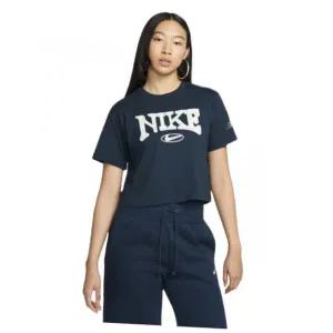 [나이키]스포츠웨어 루즈 반소매 크롭 티셔츠 W - 아머리 네이비 / FZ2856-478FZ2856-478 541496