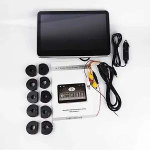 자동차 후석 모니터 차량리어모니터 공기 디지털 히터