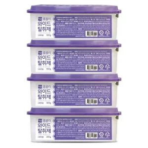 [NS홈쇼핑]홈블리 와이드 탈취제 제올라이트100% 300g 4개입[35607165]