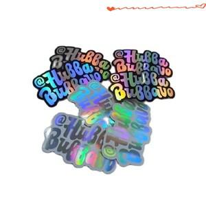 맞춤 인쇄 스티커 마이 로고 홀로그램 다이컷 비닐 Stickers-100pcs 가능