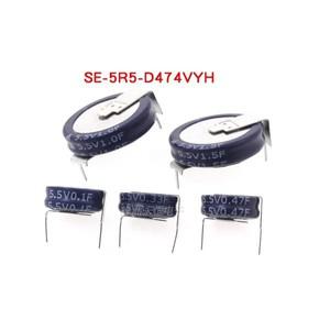 10개/묶음 슈퍼 커패시터 SE-5R5-D474VYH 파라 H 타입 5.5V 0.1F/0.33F/0.47F/1.0F/1.5F