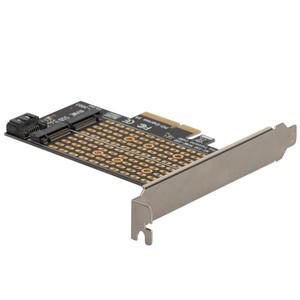 듀얼 M.2 SSD PCI-Express 3.0 X4 어댑터 확장 카드 PCIe NVMe SATA NGFF 2230 2242