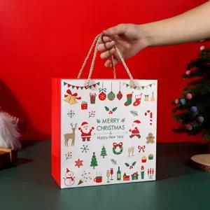 크리스마스 쇼핑백 기프트백 종이백 선물가방 종이쇼핑백 종이가방 선물용가방 크리스마스 고급 선물 가방