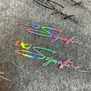 바이크 오토바이용 NMAX155 시그니처 스티커 정밀 컷