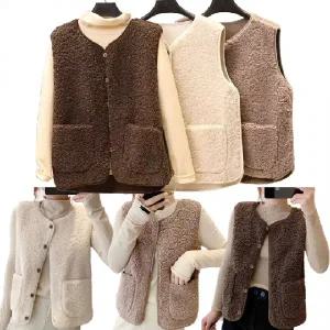 나프커 후리스조끼 뽀글이조끼 후리스 플리스 양털베스트 겨울 간절기 양털 수면 김장 실내 이너 털 조끼