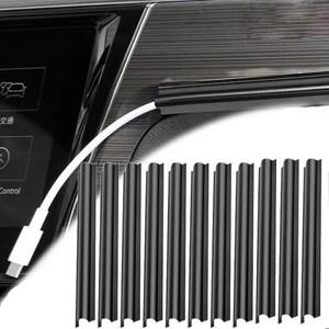 4/8개입 자동차 케이블 클립 정리기  와이어 커버 라인 슬리브 차량 빔 클램프 스타일링 내부 액세서리