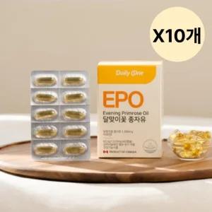 데일리원 달맞이꽃  감마리놀렌산 60캡슐 X10개