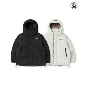 라이프워크패딩다운자켓 CQK LW244DJ311 더블 하이넥 다운 후드 점퍼
