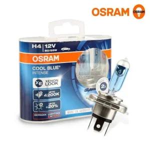 오스람 쿨블루 인텐스 전조등 H4 / 조명 전구 상향등 조명 전구 상향등 하향등 전조등