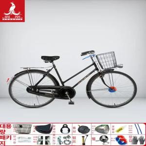 옛날 짐 자전거 레트로 단속 신사용 빈티지복고