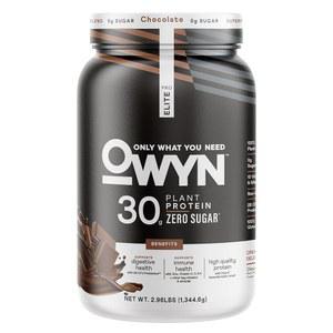 OWYN 프로 30g 식물성 고단백 파우더 제로 슈가(다크 초콜릿 2.9파운드)만 필요