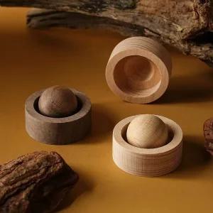 원목 디퓨저 볼 호두나무 우드 아로마오일 발향기 방향제 차량용 인테리어 소품