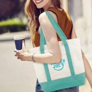 트레이더조 에코백 미니 캔버스백 천가방 8가지 색상 퍼플(파스텔)