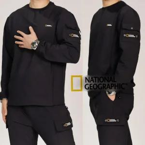 내셔널지오그래픽 SG 시그니처 투웨이스판 기모 트레이닝복 세트 - 가을 겨울 신상(남여공용)