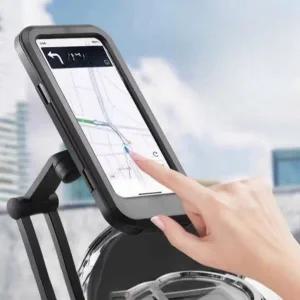 [셀러에이드]자전거 커버형 스마트폰 거치대 바이크 방수 폰 거치