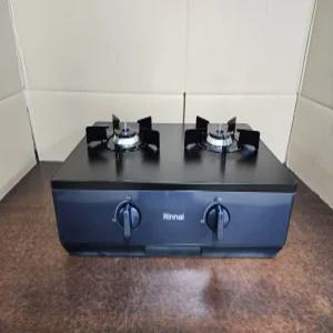 중고 린나이 가스렌지 2구2센서 엘피지 (LPG) 용