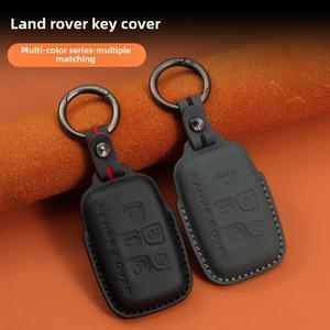 랜드 로버 레인지 스포츠 디펜더 스타 펄스 오로라  4 스피릿 5 차량 키 케이스 용 호환 가죽 자동차 커버