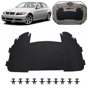 마스카라 BMW 호환 3 시리즈 E90 E91 E92 E93 323i 용 프론트 후드 엔진 단열 패드 보닛 패널 방음 매트 51