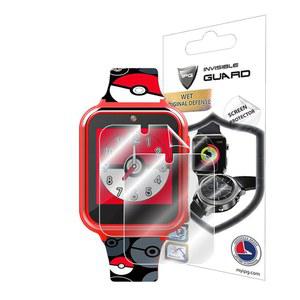 IPG for Accutime 키즈 포켓몬 피카츄 포켓볼 - 발 패트롤 - 겨울왕국 - DC 코믹스 - 마블 스파이더맨 터치스크린 키즈 워치 스크린 프로텍터 (2개) 보이지 않는 HD 클리어 필름 안티 스크래치