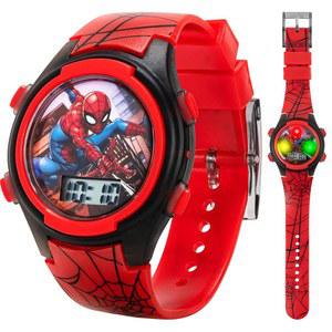 마블 스파이더맨 키즈 워치 u2013 디지털 디스플레이, 인터랙티브 기능, 조절 가능한 스트랩, 생생한 스파이더맨 그래픽, 액티브 키즈용 내구성