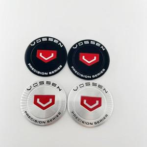 VOSSEN-정밀 시리즈 휠 센터 캡 데칼 배지 스티커 4 개/45MM