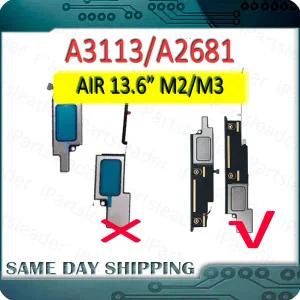 새 노트북 A2681 A3113 MacBook Air Retina 13.6 M2 M3 라우드스피커 왼쪽 및 오른쪽 세트용 안테나가 있는