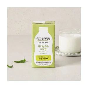 매장정품 SANGHA FARM 상하목장 유기농 저지방 멸균우유 200ml 24팩