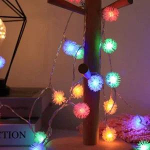 웜 색 믹스 전구 크리스마스 무드등 건전지 실내 간접조명 와이어 점등