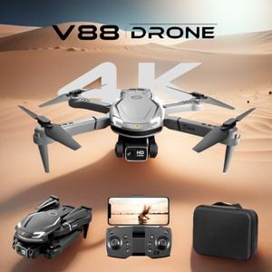 2025 신형 V88 드론 8K 5G GPS 전문가용 HD 항공 촬영 원격 조종 듀얼 카메라 쿼드콥터   UAV