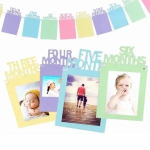 생일 VS98GZ70 포토 가랜드 성장기록 성장사진프레임 돌잔치꾸미기 사진걸이