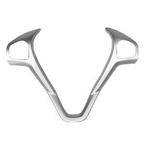 크루즈 컨트롤스티어링 휠 커버 프레임 패널 장식 자동차 크루즈 컨트롤 버튼 Ford 호환 Fiesta MK7 Ecospo