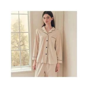 [솔브]비너스 정상 테리 솔리드 모던 여성파자마 VPA4566W T_P412836055