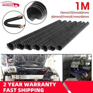 자동차 후드 공기 흡입 파이프 환기 1m 덕트 호스 튜브 76/70/63/60/57/51/45mm  필터