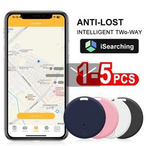 APC 5pcs  트래커 미니 GPS 로케이터 안티 분실 경보 지갑 키 체인 블루투스 추적기 개 애완 동물 키덜트
