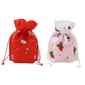 부직포 파우치 포장 크리스마스 조리개 선물
