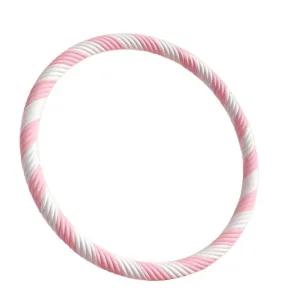 두꺼운 훌라후프 실내 운동 퍼플화이트 복부 근력 지압