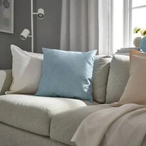 이케아 프로페트블롬마 쿠션 그레이블루 50x50cm